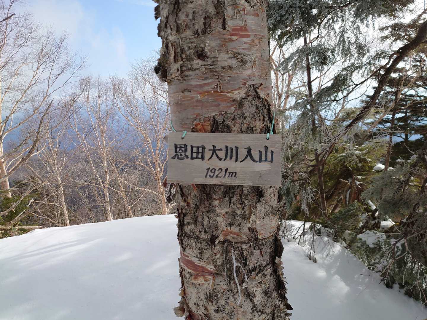 山頂。
３回目。
これで積雪期、無雪期、北尾根制覇🙋
恩田は卒業していいかな?