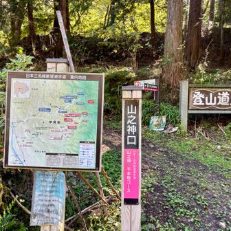 右奥に広場、ベンチあり
