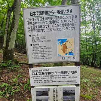 1996年9月に、計算によって発見💡
日本のおへそ