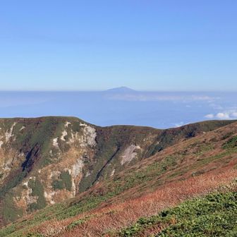 鳥海山方面