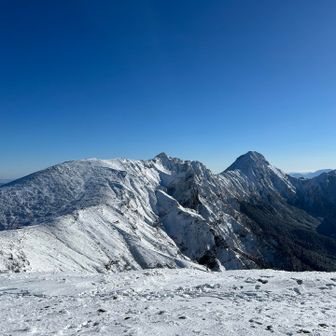 横岳〜赤岳はとてもじゃないが一日じゃ無理だな