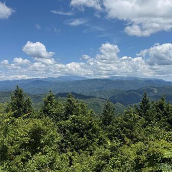 恵那山方面