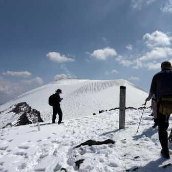 仙人岳に到着
ここから引き返します