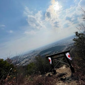 各務原権現にはほとんど人いませんでした。
みんなお正月に来るのかな？🎍

そんな鳥居はお正月仕様🎌⛩️