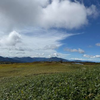 佐武流山方面。
どこまでも広がる湿原