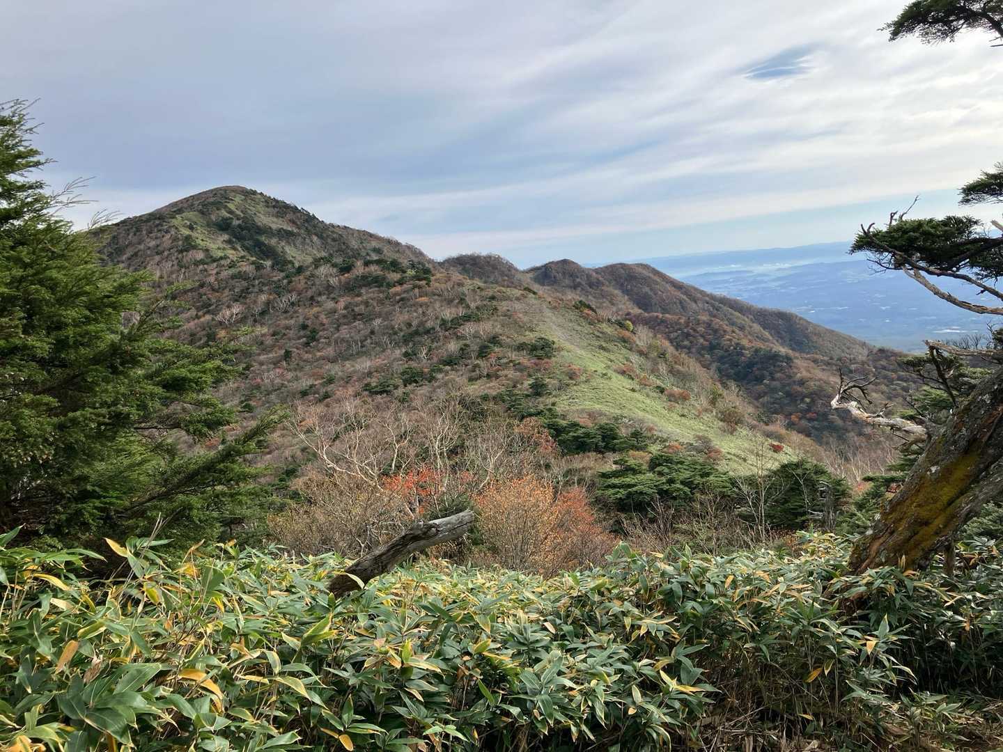 沼ッ原湿原登山口-白笹山-南月山-日の出平-姥ヶ平-日の出 縦走コースの写真