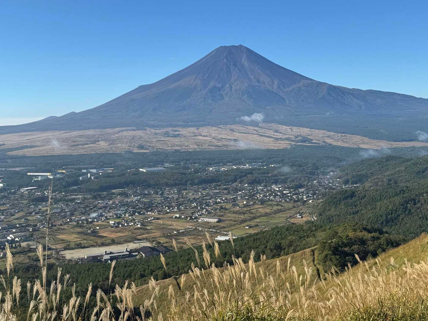 雲が切れました！