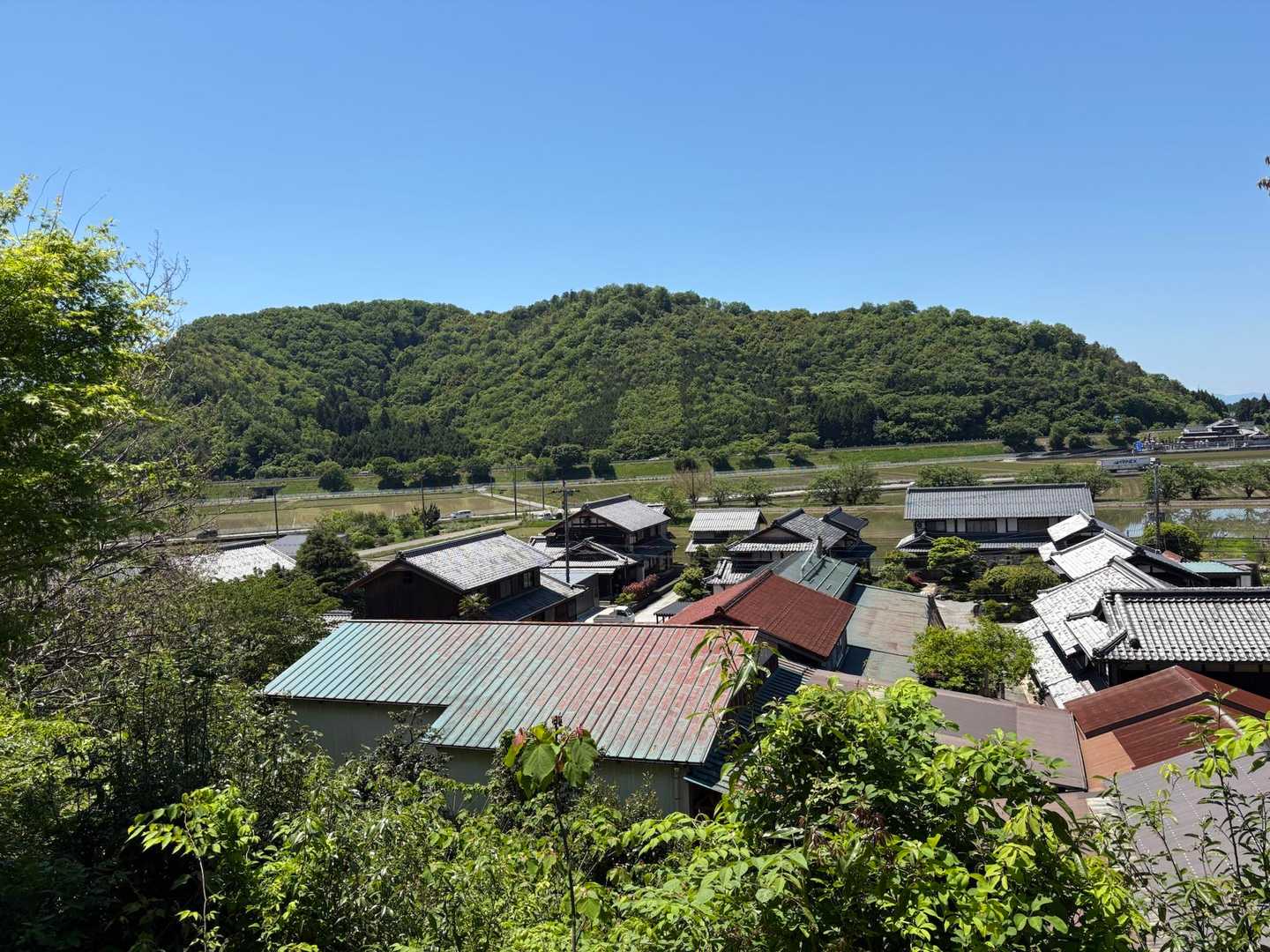 虎御前山が近い⛰️