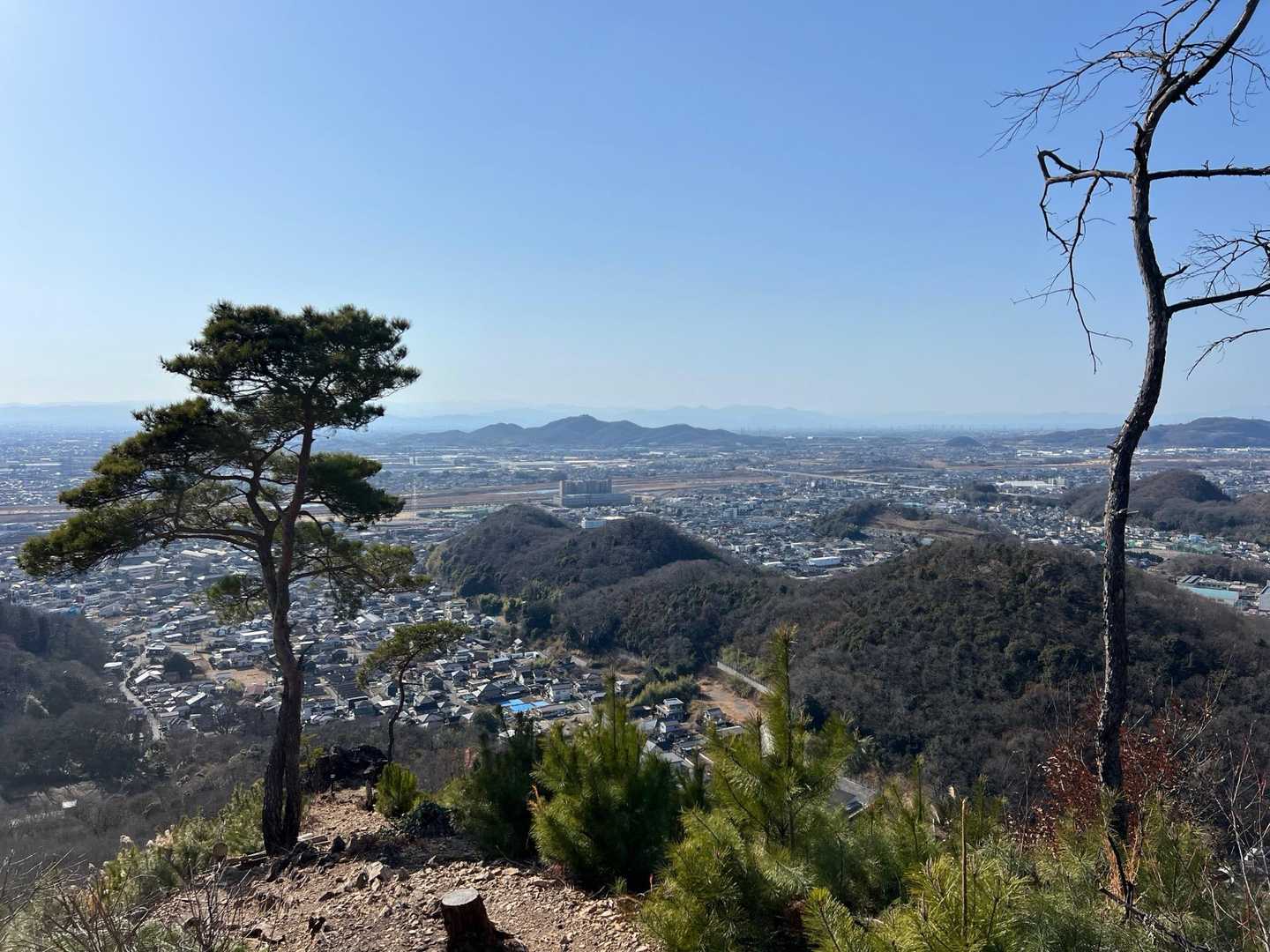 織姫神社-両崖山-天狗山-常念寺 縦走コースの写真