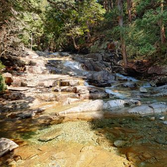 綺麗な渓谷です