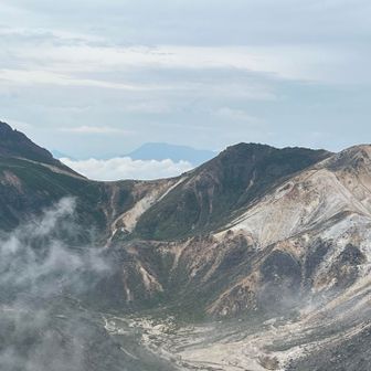 硫黄山も迫力あり！