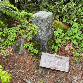 安倍荒倉岳　2693m こちらも日本百高山と