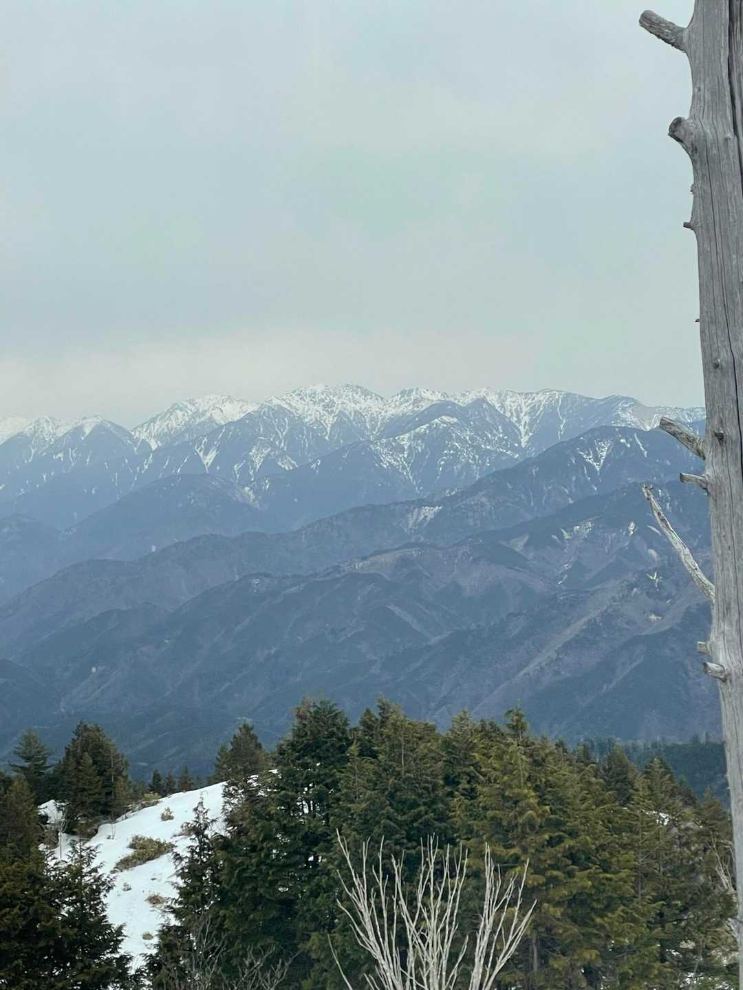 中央アルプス見えた👀