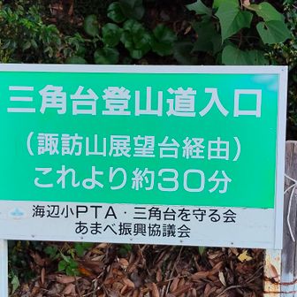 登山口の看板