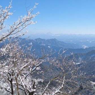 由布岳・鶴見岳。