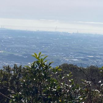 山頂からの眺望
四日市港方面