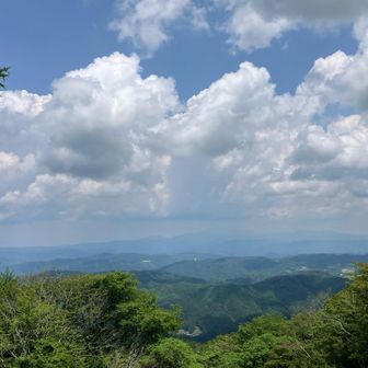 霞んでるなぁ〜☁️