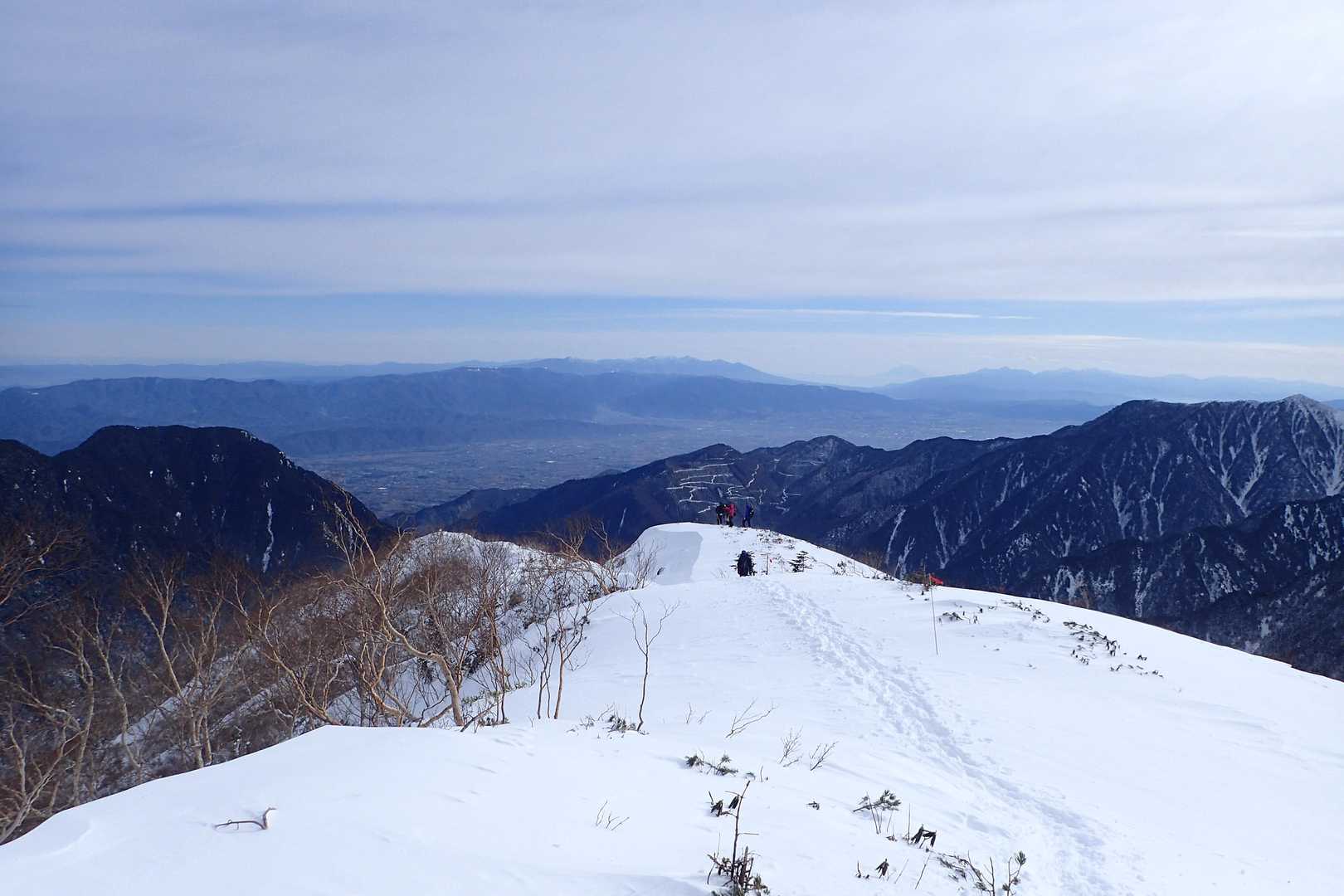 観音峠-有明山登山口-燕岳登山口-第1ベンチ-第2ベンチ- 往復コースの写真