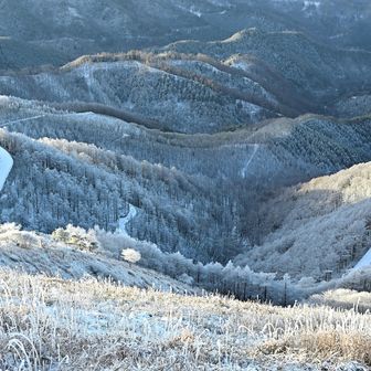 ビーナスラインは冬季通行止め