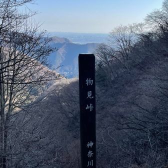 とりあえず物見峠到着
ここまで物凄い獣臭だったですよ😰　動物園みたいな臭い
排泄物の臭い？
熊自体臭いってするのかな? 冬眠してないのかな？
昨年行った悲惨な熊事件のあった羅臼岳の近所の斜里岳だってこんなキツい臭いはなかった🌀
気をつけながらも落ち葉でわかり難い危なっかしい道をサッサと歩きました

この辺りで　何度か人の叫び声がして　
遭難か⁉️   と耳を澄ますと　バァーン‼️と鉄砲らしき音
猟師さんの発砲でしょうか
