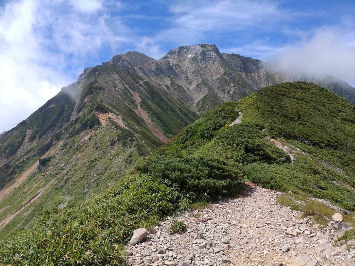 五竜岳を振り返る