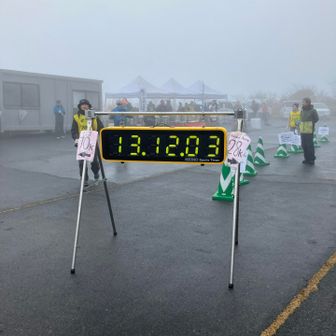 エイドは指を咥えて通過