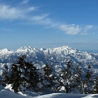 こちらは越後駒ヶ岳方面