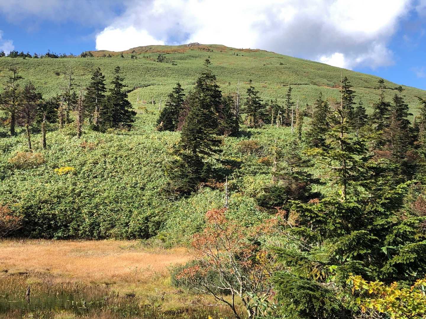 山荘まえから三ツ石山