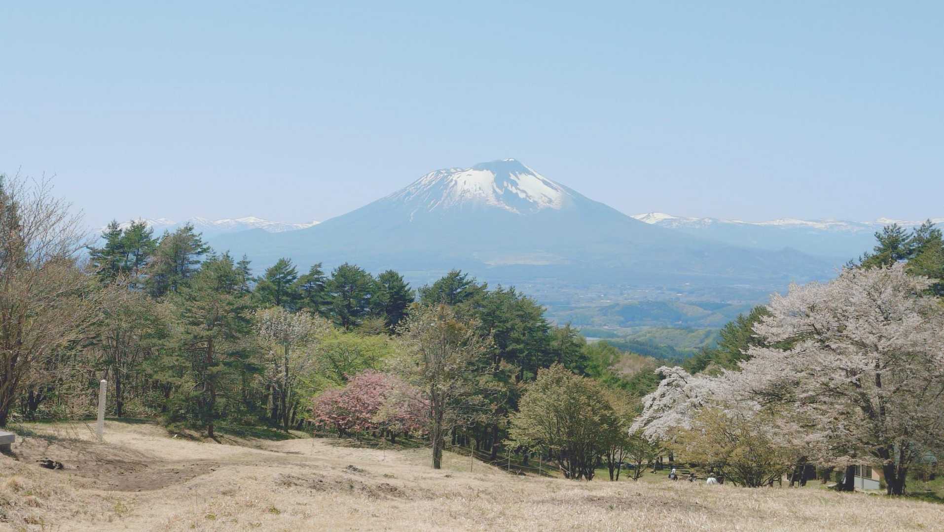岩手山を、眺めながら🍙