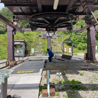 リフト、下の乗り場。