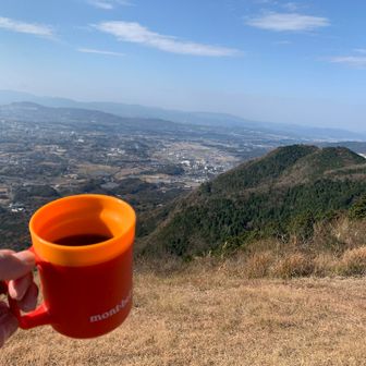ここでお昼休憩☕️🥖
大分からのヤマッパーさんとお話しながら。