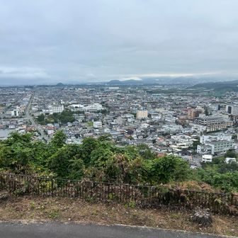 天童市が一望です