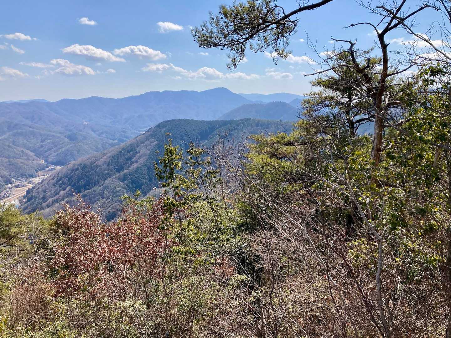 熊野、小田山方面。