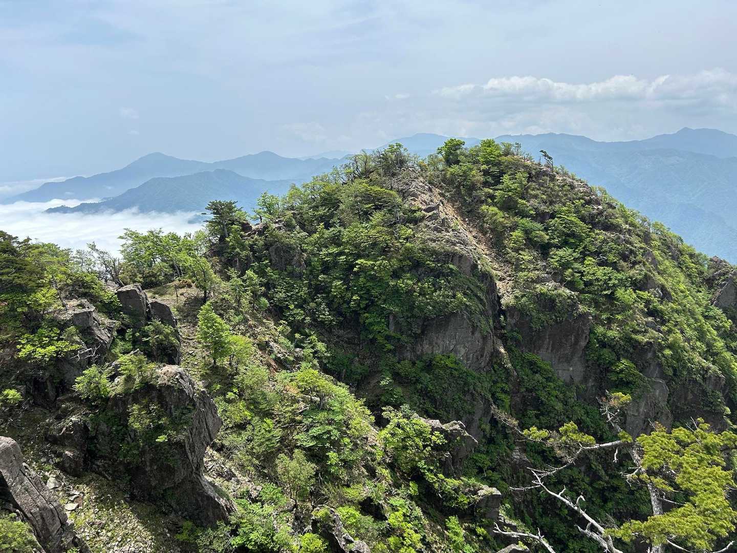 後傾山