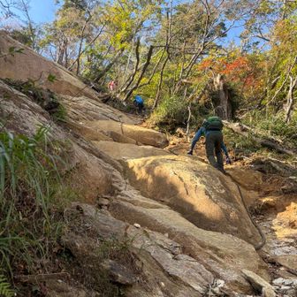 こんなところをひたすら登ります💦