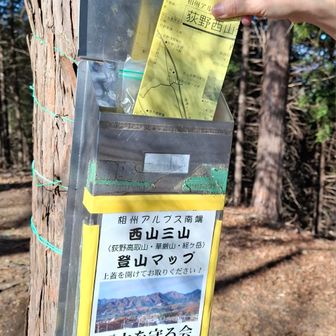 西山三山登山マップ
【西山を守る会】が作成しています
