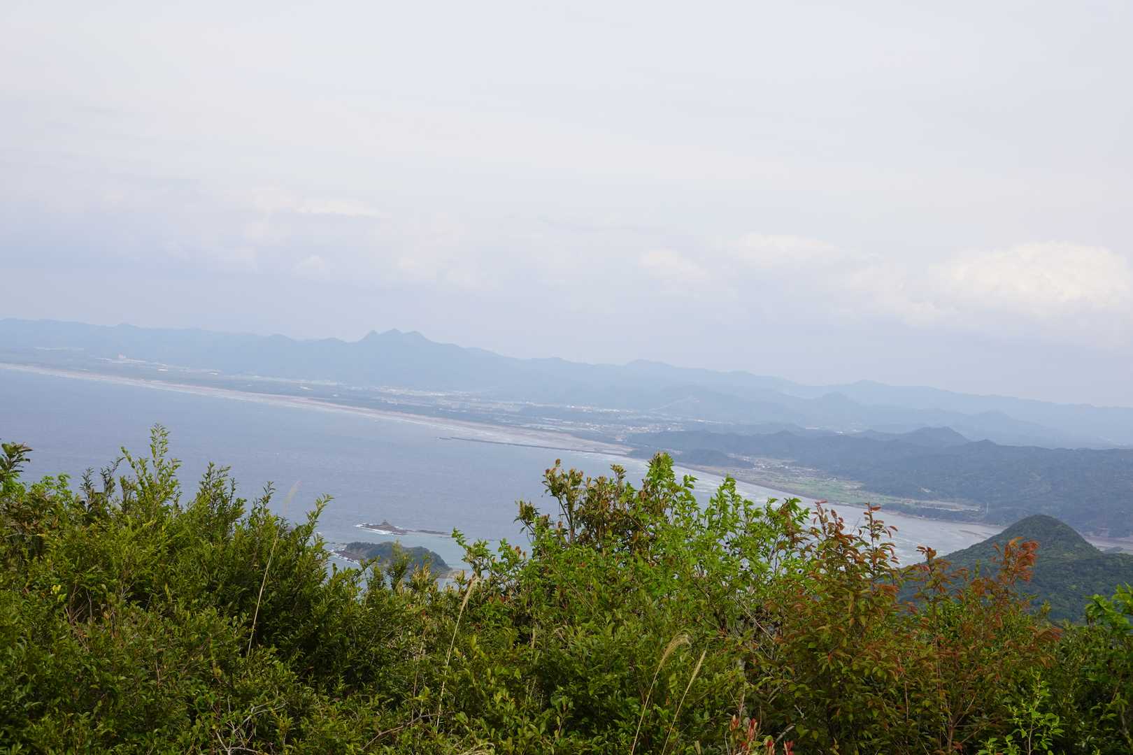 吹上浜と金峯山方面