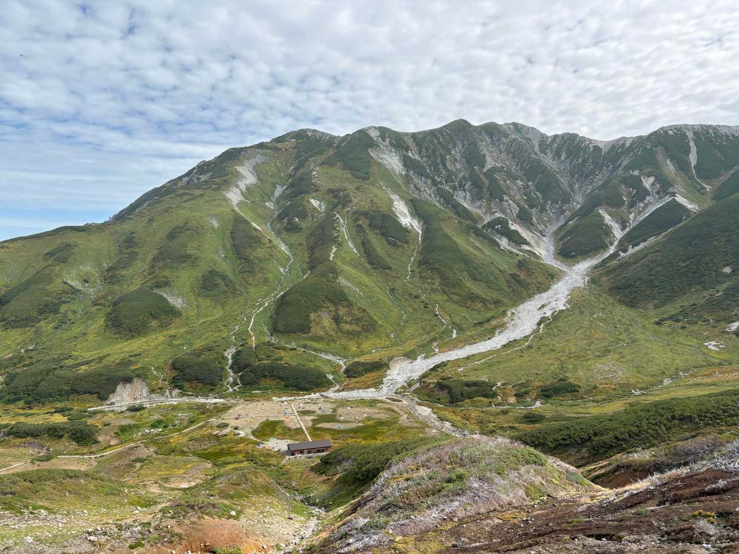 ライチョウ沢のテン場⛺️