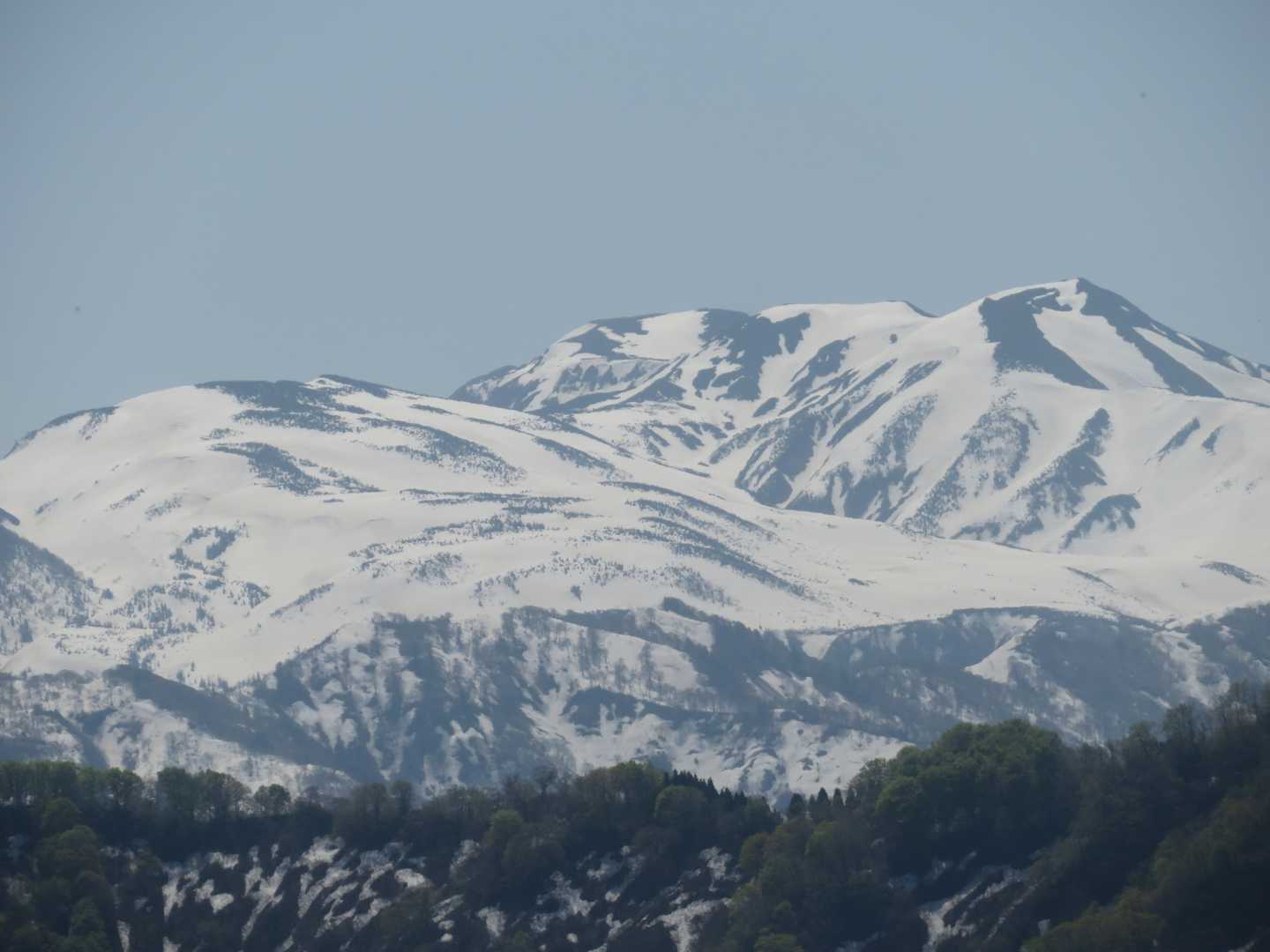 展望ポイントからの白山🏔