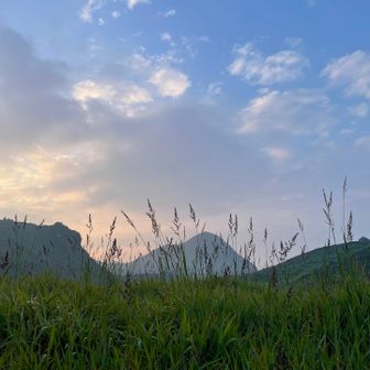 星生崎と久住山