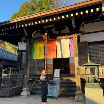 帰りに鷲林寺で。