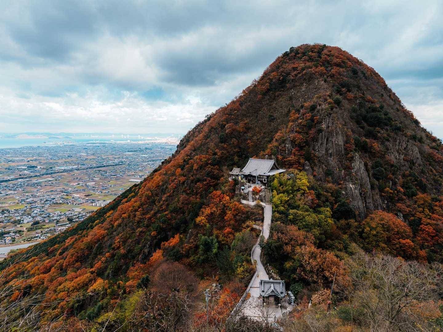 奥の院禅定参道口-出釈迦寺奥の院-我拝師山 往復コースの写真