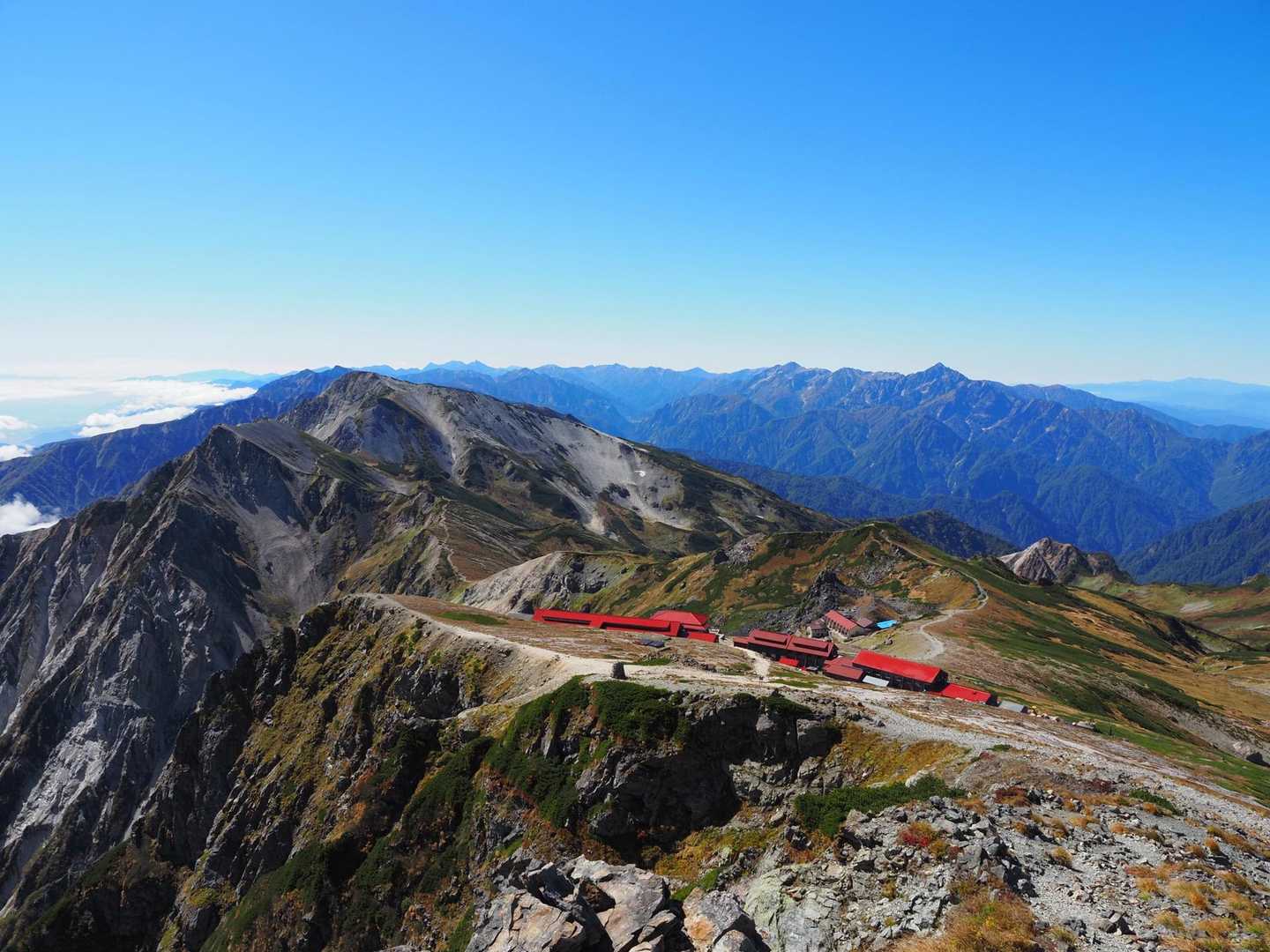 蓮華温泉バス停-蓮華温泉登山口-船越の頭-小蓮華山-白馬岳 往復コースの写真