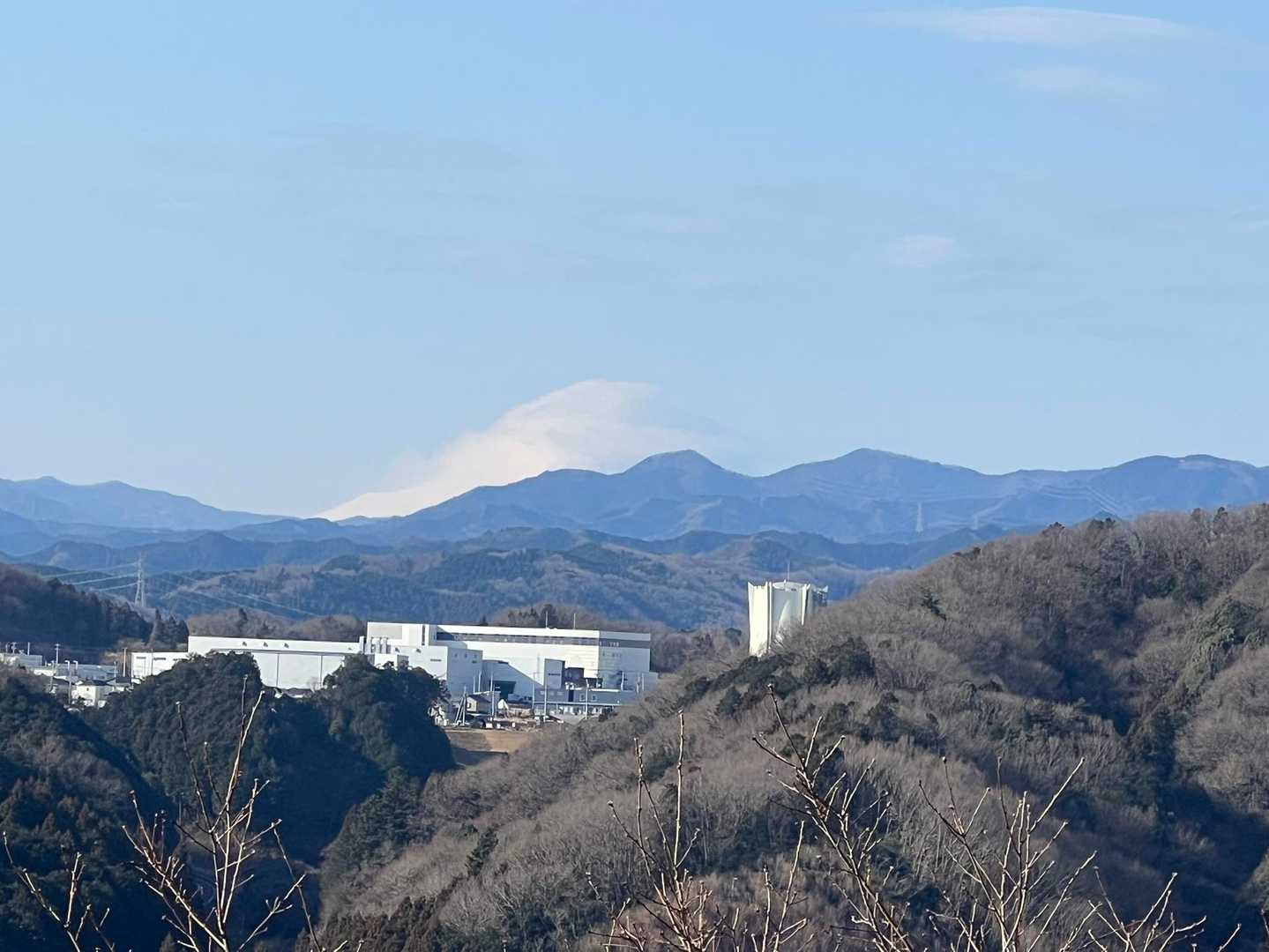 天覧山からの富士山