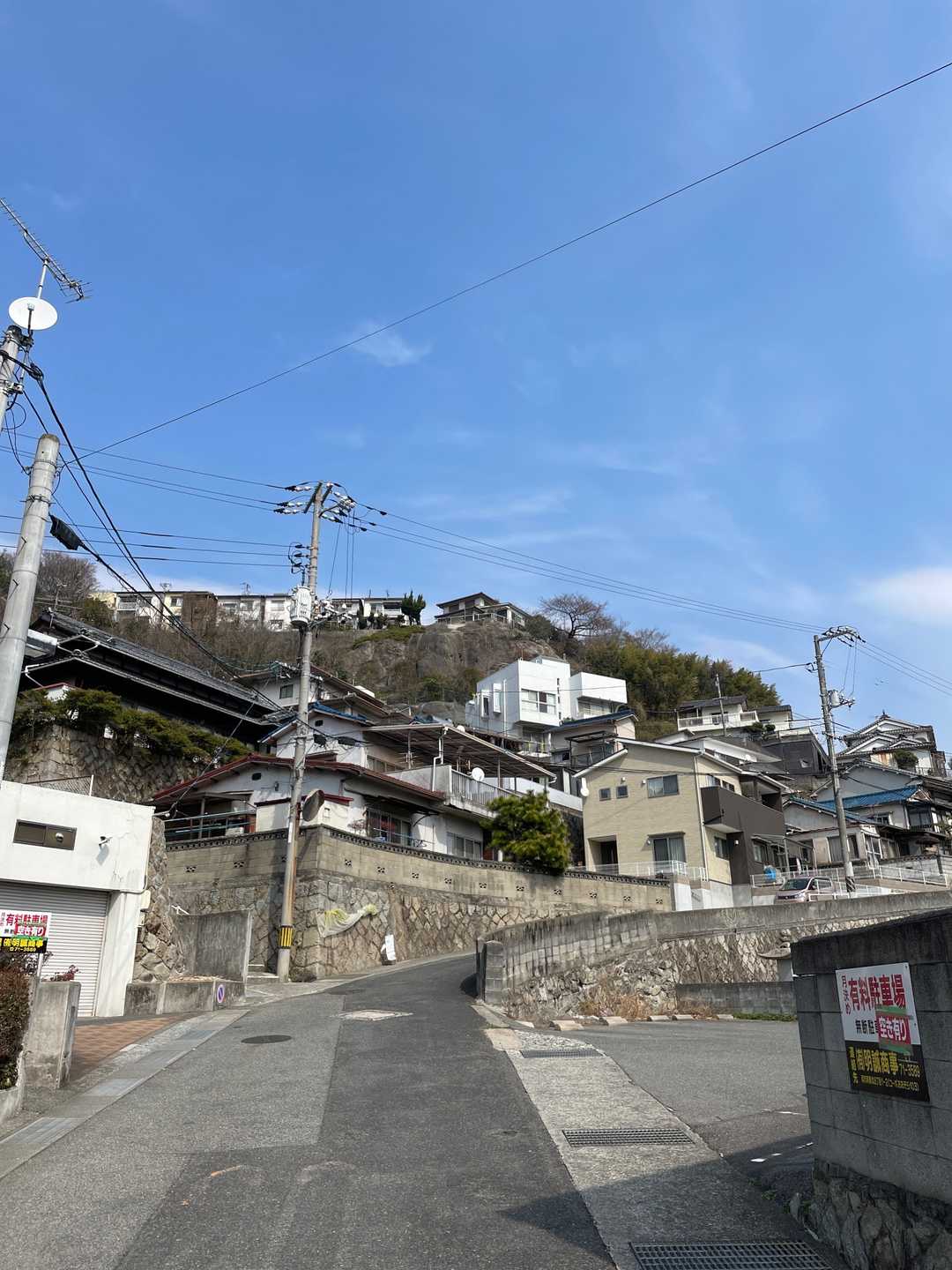 阿賀の登山口。以前2〜3回はここから🚐で登ったかな。