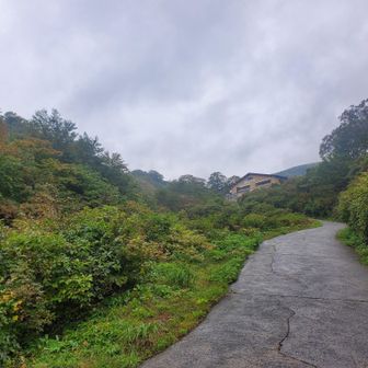 登山口から左へ行くとリフト乗り場