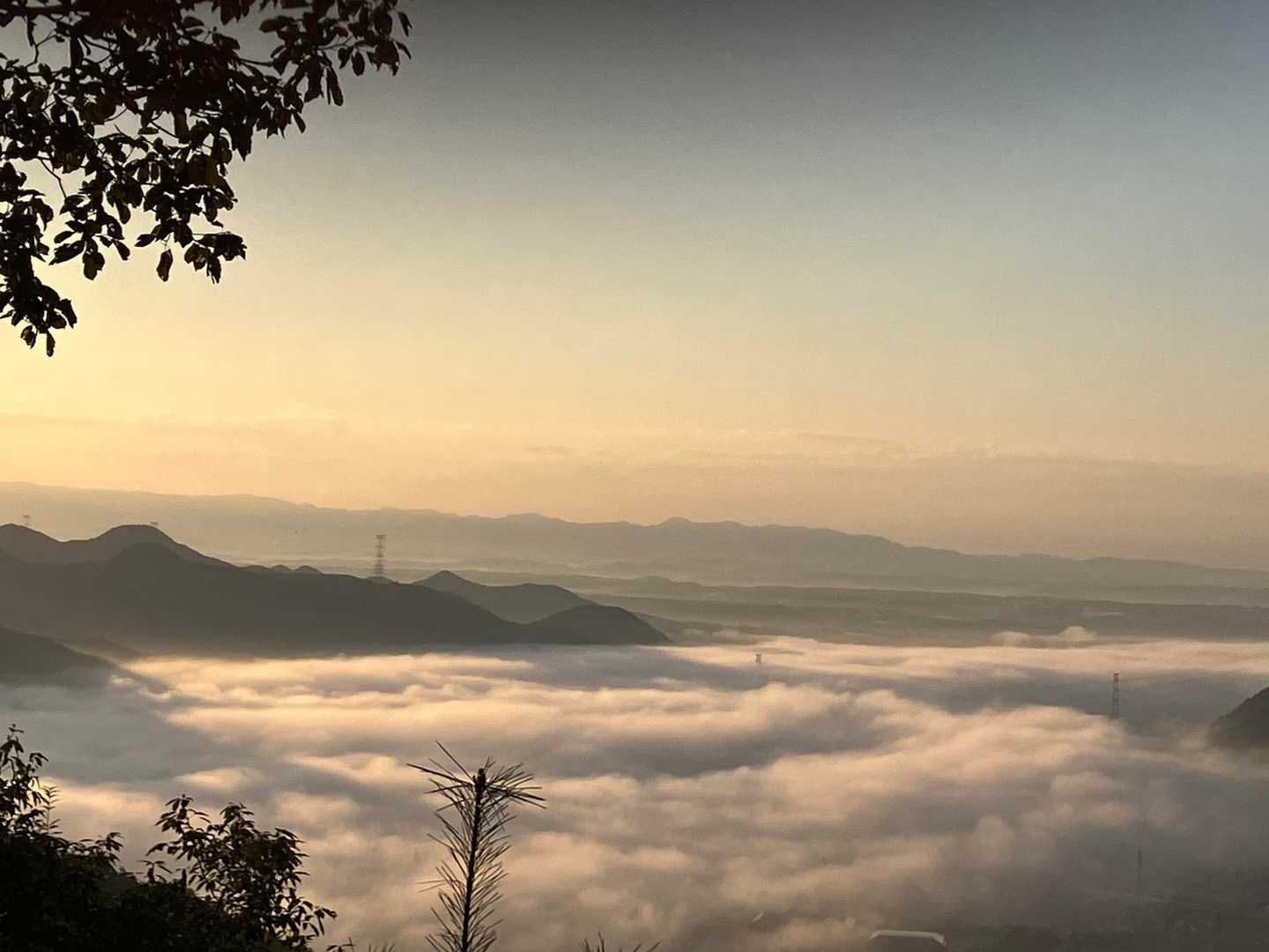 明石方面だけの雲海