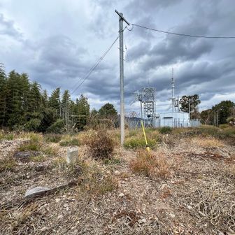 龍王山山頂…
何もない…