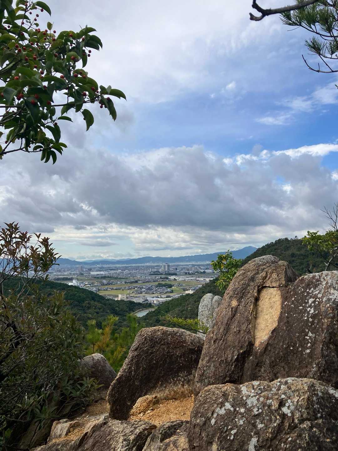 妙光寺山-田中山-森林センター前バス停 縦走コースの写真