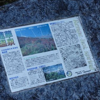 蓮華温泉からスタート